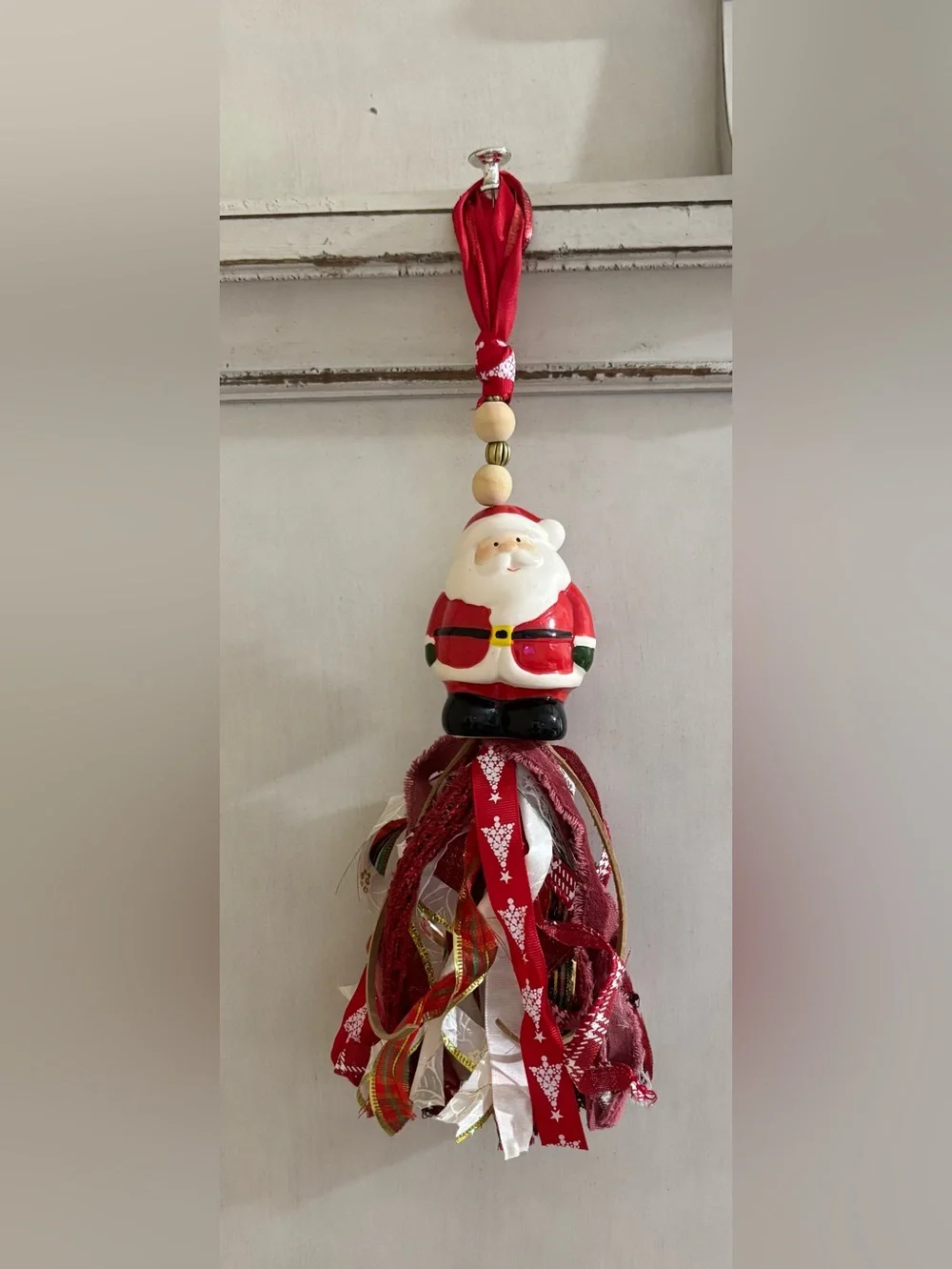 Sweet Charming Jolly Mr.Santa Tassel Ornament